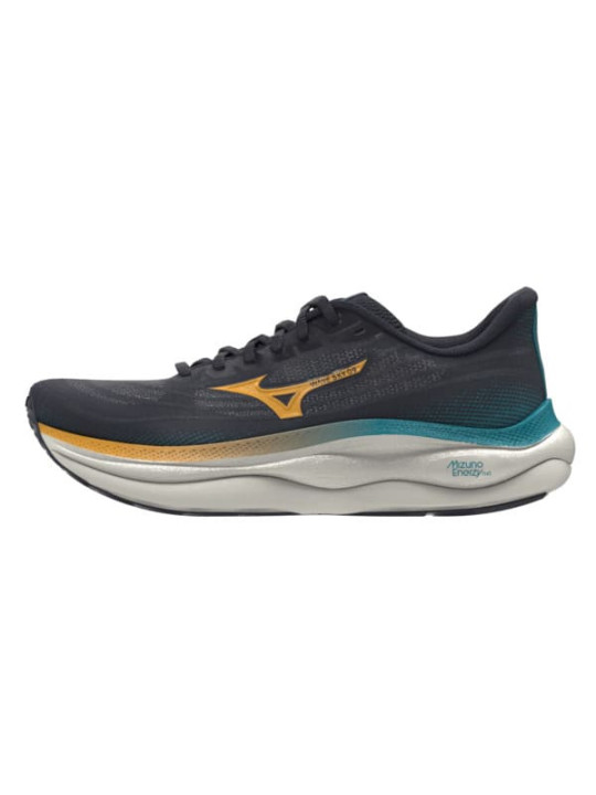 Mizuno Wave Sky 9 Homme BaritoneBlue-Citrus-CapriBreeze | Chaussure Running Universelle