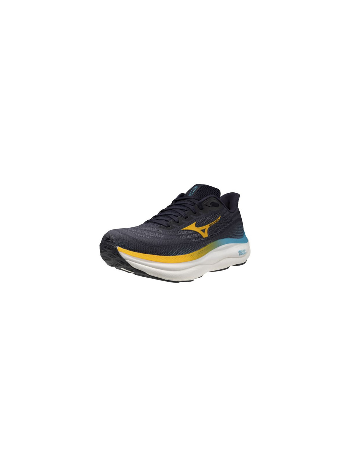 Mizuno Wave Sky 9 Homme BaritoneBlue-Citrus-CapriBreeze | Chaussure Running Universelle
