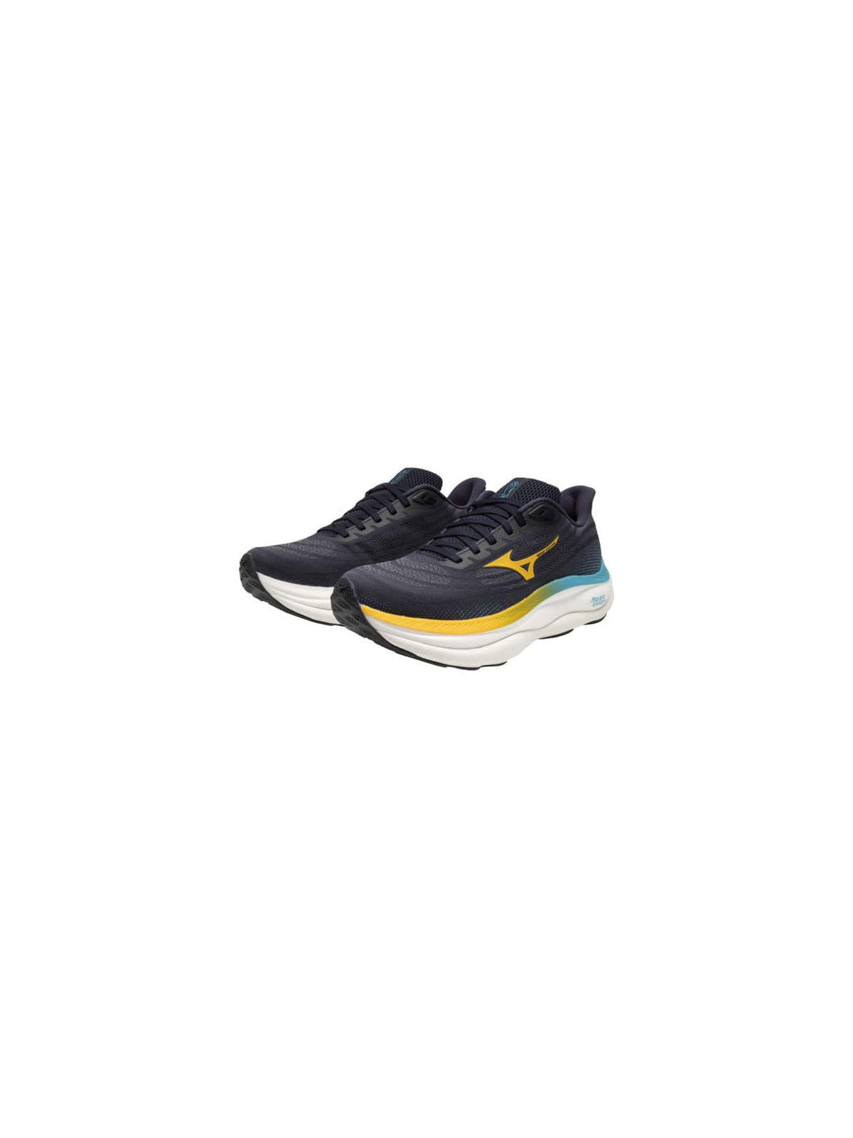 Mizuno Wave Sky 9 Homme BaritoneBlue-Citrus-CapriBreeze | Chaussure Running Universelle