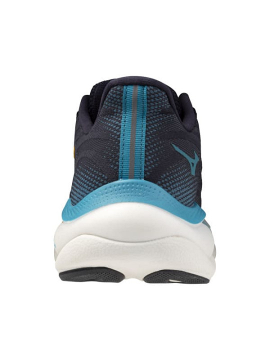 Mizuno Wave Sky 9 Homme BaritoneBlue-Citrus-CapriBreeze | Chaussure Running Universelle