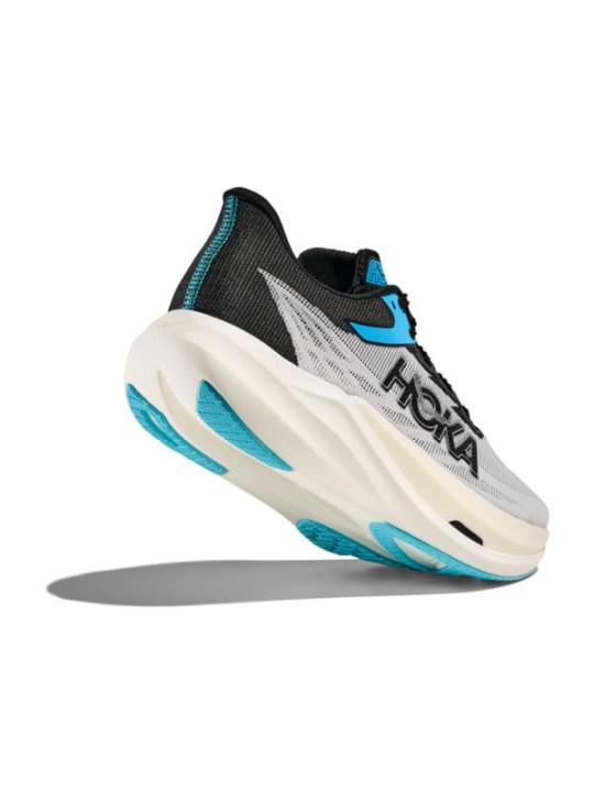 HOKA ROCKET X 3 Mixte White/Black – Chaussure Running Légère & Réactive