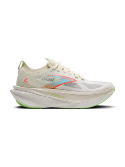 BROOKS Hyperion Max 3 Homme Coconut/Green Gecko/Pink Clay – Chaussures de course rapides et durables