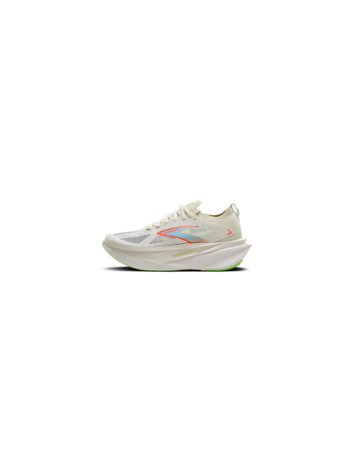BROOKS Hyperion Max 3 Homme Coconut/Green Gecko/Pink Clay – Chaussures de course rapides et durables
