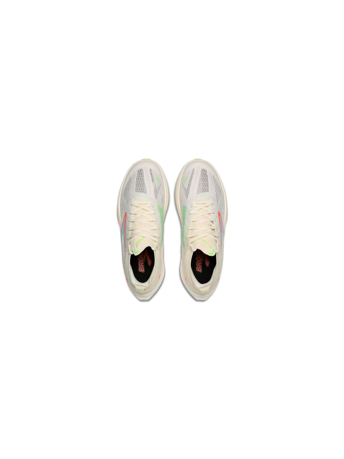 BROOKS Hyperion Max 3 Homme Coconut/Green Gecko/Pink Clay – Chaussures de course rapides et durables