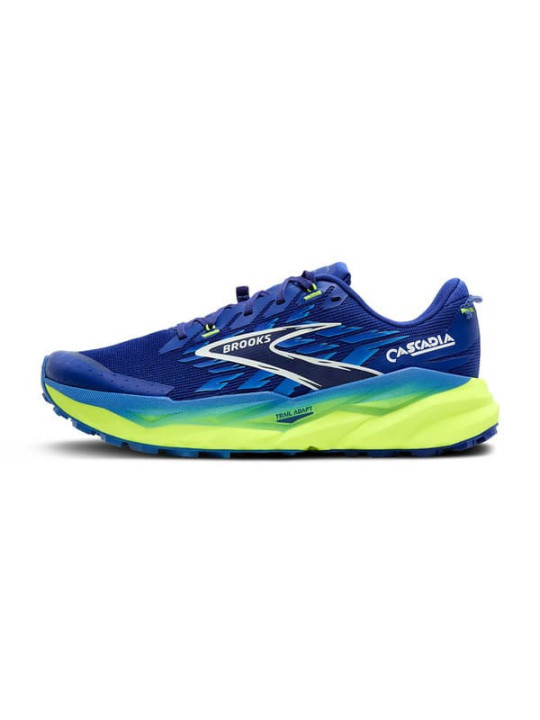 BROOKS Cascadia 19 Homme Surf the Web – Chaussures trail polyvalentes et durables