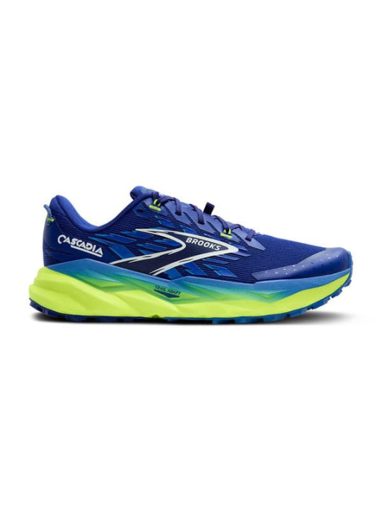 BROOKS Cascadia 19 Homme Surf the Web – Chaussures trail polyvalentes et durables