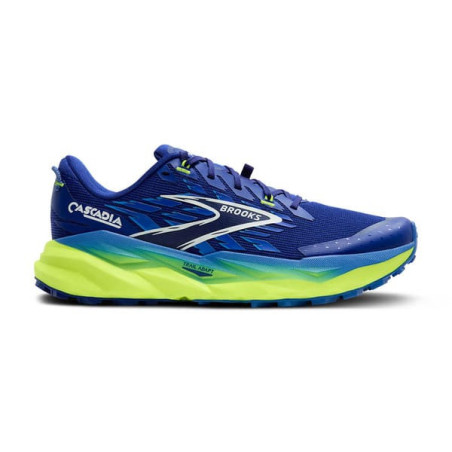 BROOKS Cascadia 19 Homme Surf the Web – Chaussures trail polyvalentes et durables
