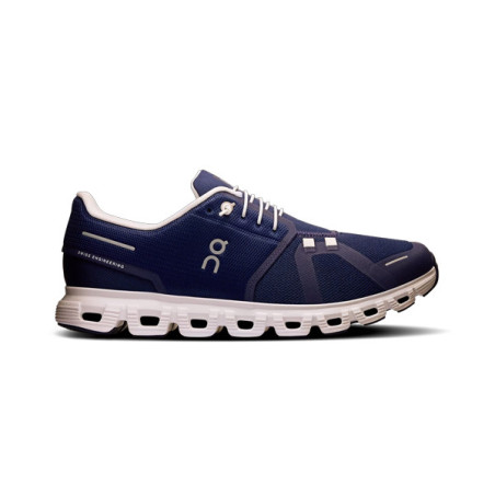 ON RUNNING Cloud 6 Homme Midnight | White — 3MF10070692 — Amorti Zero‑Gravity & maintien Speedboard