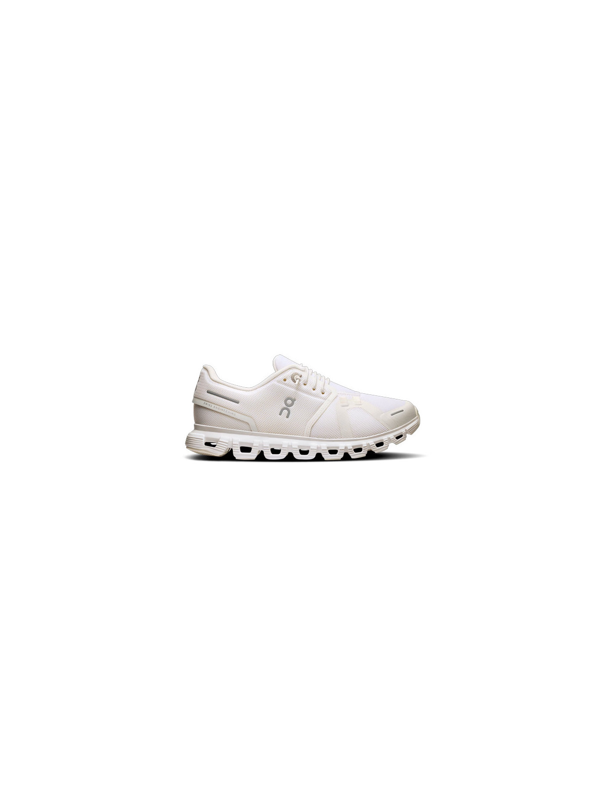 ON RUNNING Cloud 6 Femme White | White — 3WF10061200 — Confort quotidien & amorti Zero‑Gravity