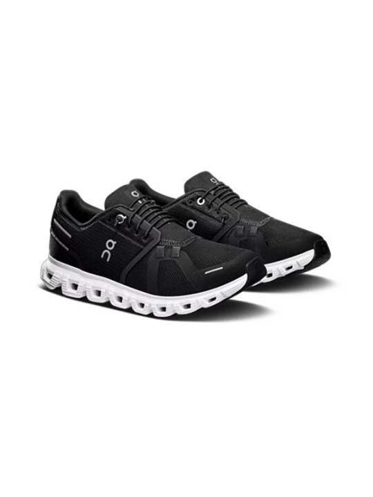 ON RUNNING Cloud 6 Femme Black | White — 3WF10060299 — Confort quotidien & amorti Zero‑Gravity
