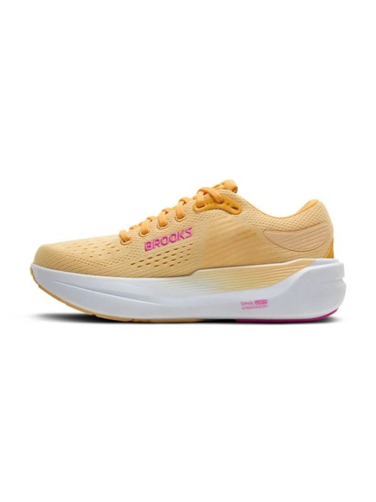 BROOKS Ghost Max 3 Femme Apricot – Chaussure running amortie et stable