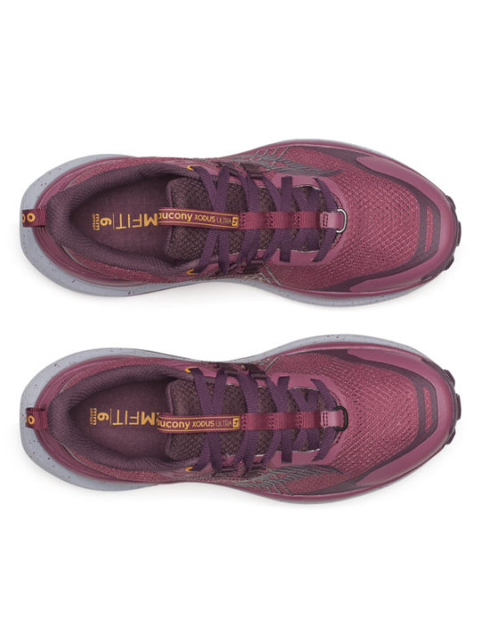 SAUCONY XODUS ULTRA 4 Femme Trail – Amorti maximal et adhérence Vibram