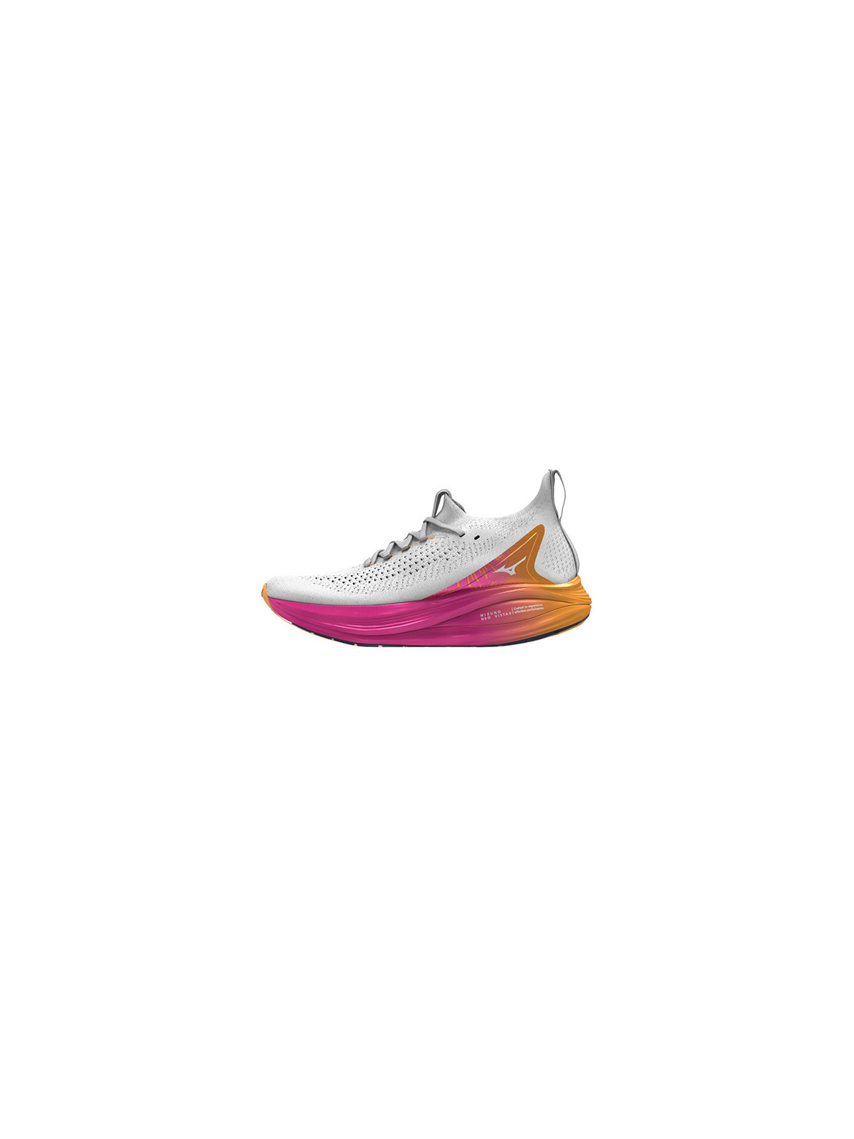 MIZUNO NEO VISTA 2 Homme — White/White/PinkTetra — Réf J1GC254704 | Amorti réactif & confort