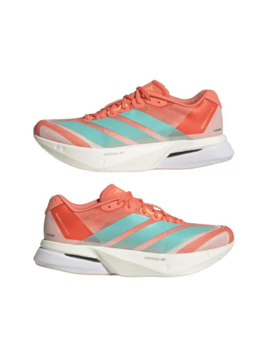ADIDAS ADIZERO BOSTON 13 W Femme SEMCOR/FLAAQU/FLAORA – Légèreté & relance dynamique