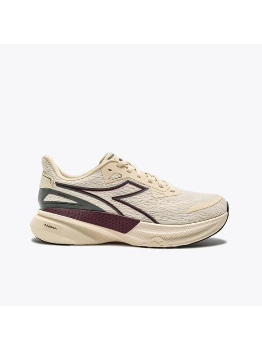 DIADORA NUCLEO 2 Homme — Whisper White/Maroon Banner — 101.181846 — Légère & Stable