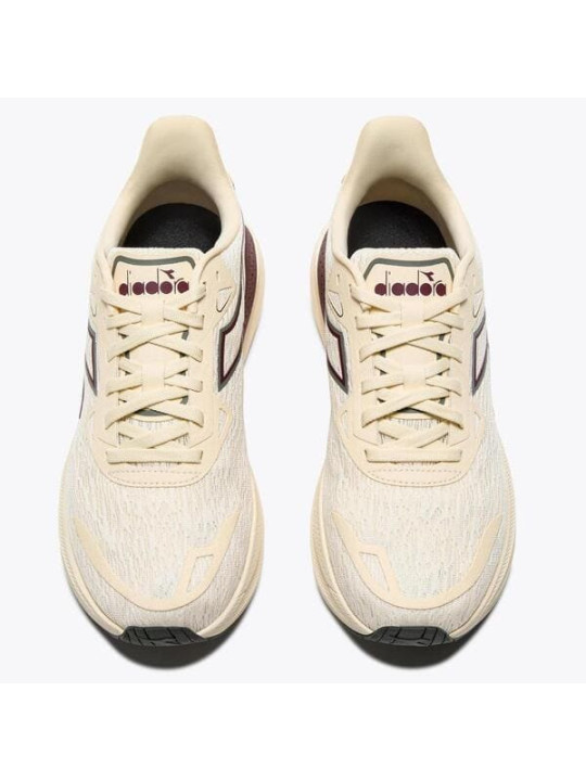 DIADORA NUCLEO 2 Homme — Whisper White/Maroon Banner — 101.181846 — Légère & Stable