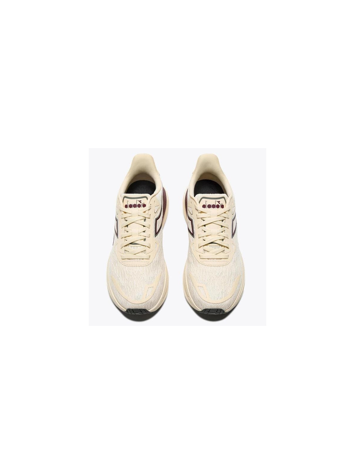 DIADORA NUCLEO 2 Homme — Whisper White/Maroon Banner — 101.181846 — Légère & Stable