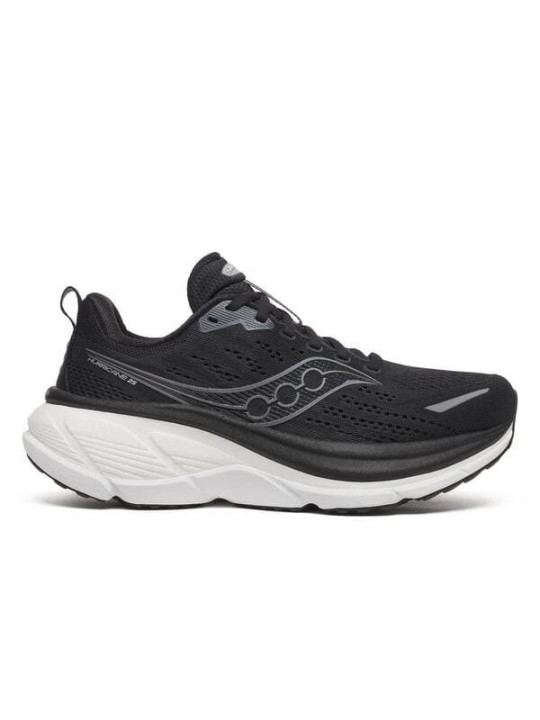 SAUCONY HURRICANE 25 Femme — Black/White — S11026-200 — Max Cushion PWRRUN PB