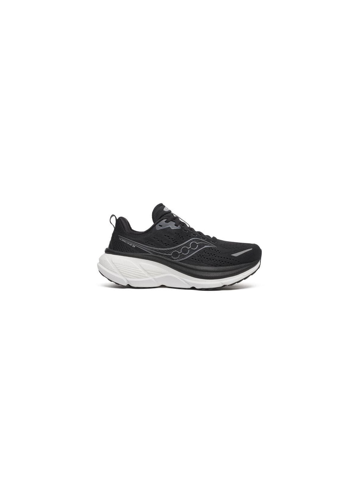 SAUCONY HURRICANE 25 Femme — Black/White — S11026-200 — Max Cushion PWRRUN PB