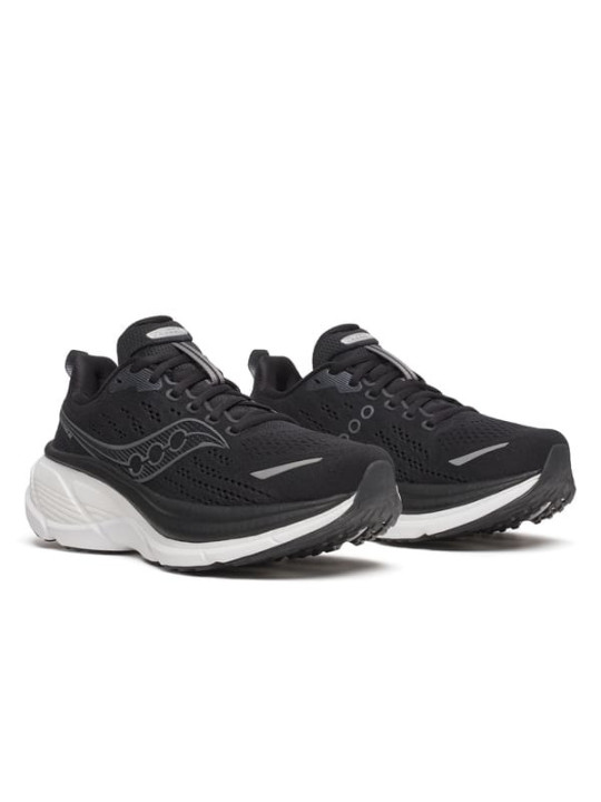 SAUCONY HURRICANE 25 Femme — Black/White — S11026-200 — Max Cushion PWRRUN PB