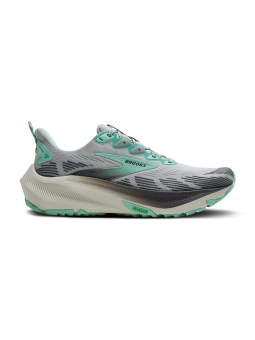 BROOKS Ghost Trail Femme — Harbor Mist / Poppy / Yucca — Réf 1204641B026
