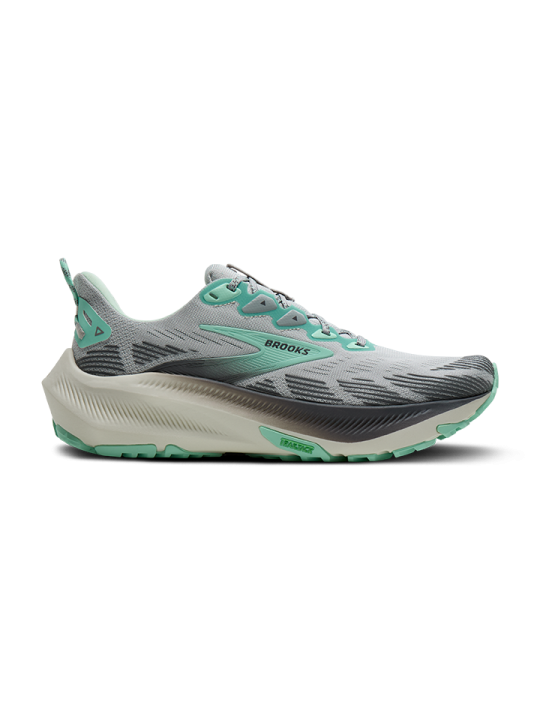 BROOKS Ghost Trail Femme — Harbor Mist / Poppy / Yucca — Réf 1204641B026