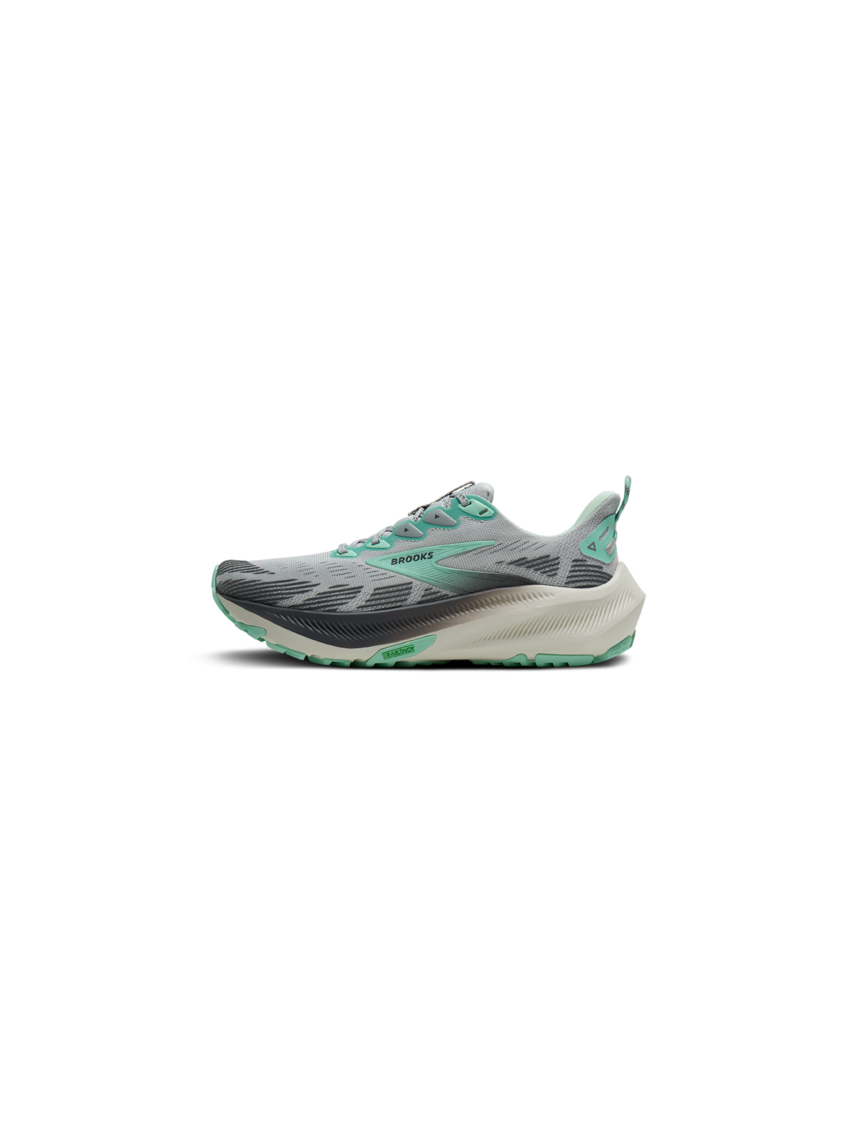 BROOKS Ghost Trail Femme — Harbor Mist / Poppy / Yucca — Réf 1204641B026