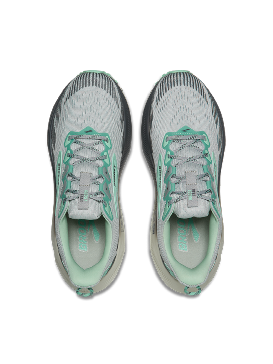BROOKS Ghost Trail Femme — Harbor Mist / Poppy / Yucca — Réf 1204641B026
