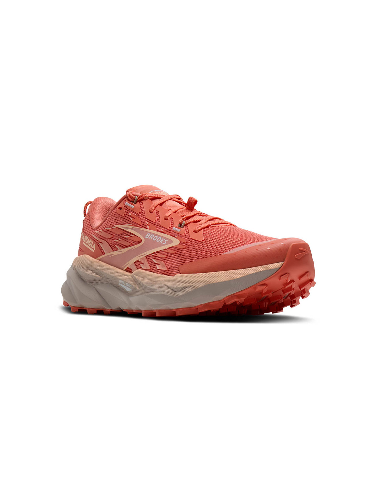 BROOKS Cascadia 19 Femme — Trail polyvalent & stable | 6 mm drop • 277,8 g • Réf 1204461B812