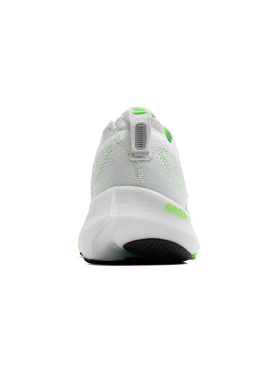 BROOKS Glycerin Flex Mens — White/Green Gecko/Phantom | Running confort & flex • 1104781D114