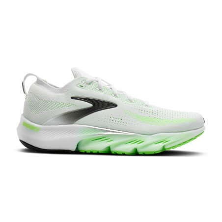 BROOKS Glycerin Flex Mens — White/Green Gecko/Phantom | Running confort & flex • 1104781D114