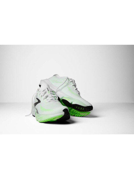 BROOKS Glycerin Flex Mens — White/Green Gecko/Phantom | Running confort & flex • 1104781D114
