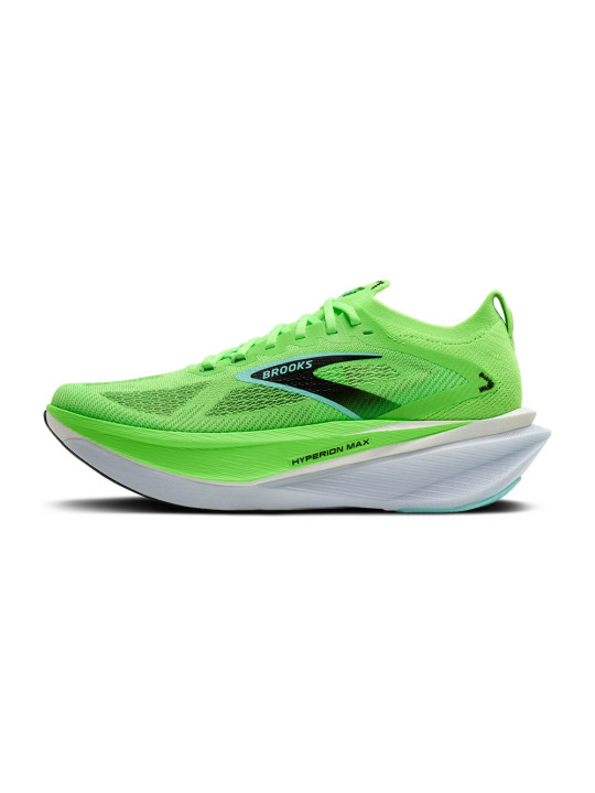 BROOKS Hyperion Max 3 Mens — Green Gecko/Black/Blue | Vitesse & amorti • 1104671D318