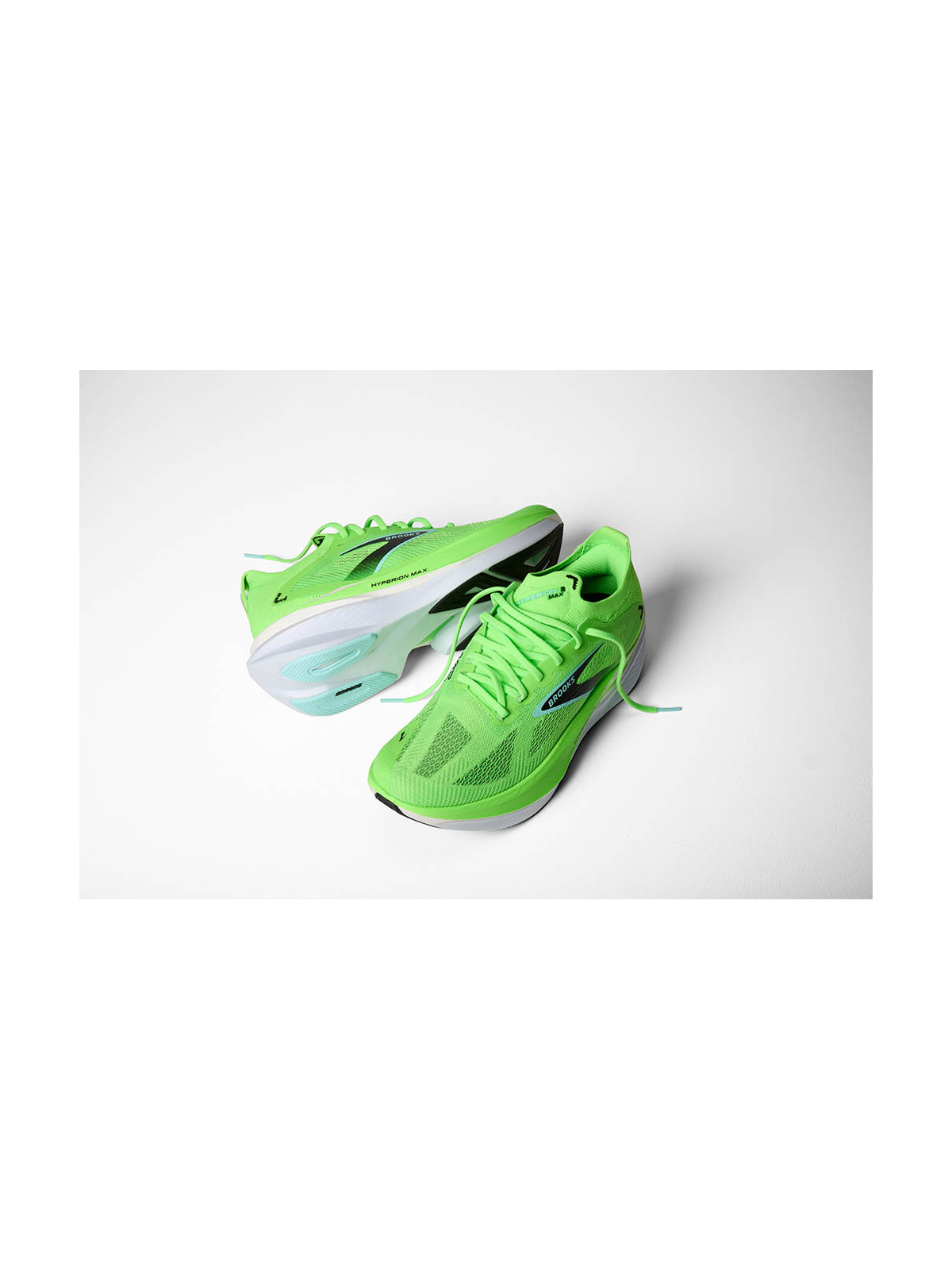 BROOKS Hyperion Max 3 Mens — Green Gecko/Black/Blue | Vitesse & amorti • 1104671D318