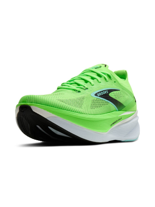 BROOKS Hyperion Max 3 Mens — Green Gecko/Black/Blue | Vitesse & amorti • 1104671D318