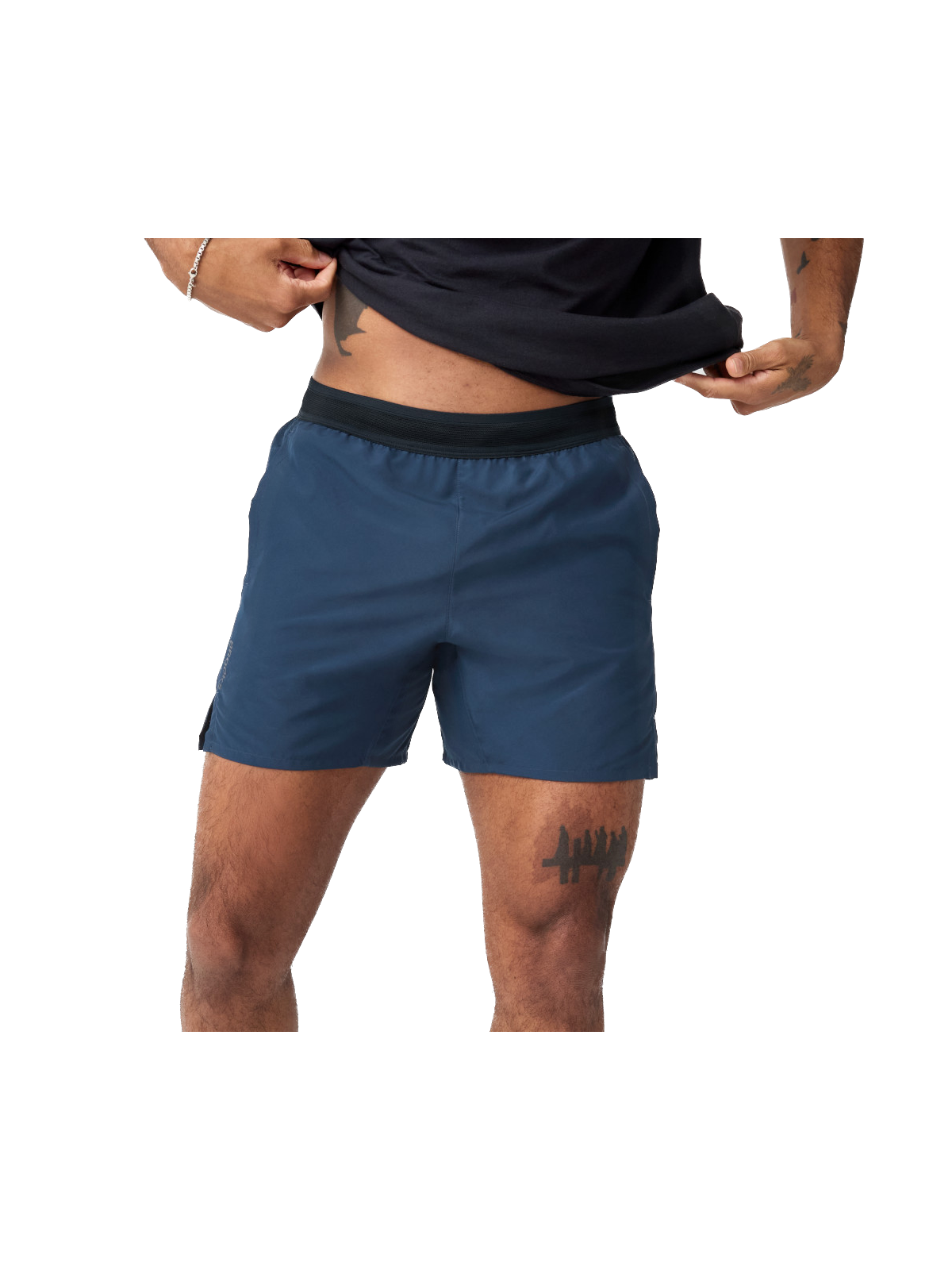 BROOKS Dash 2‑in‑1 Short Mens — Midnight Run/Black | Short running 2‑in‑1 • 211584428