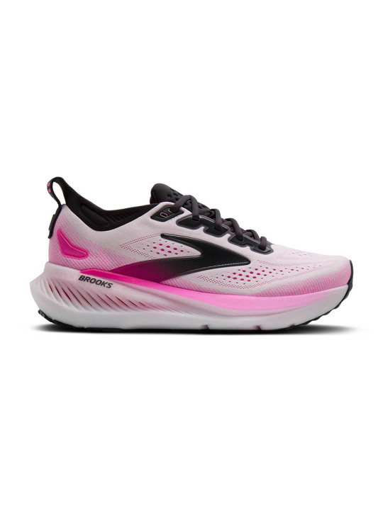  BROOKS Glycerin 23 Womens — White/Phantom/Cyber Pink — Réf 1204651B111 | Amorti ultra‑doux & soutien GTS