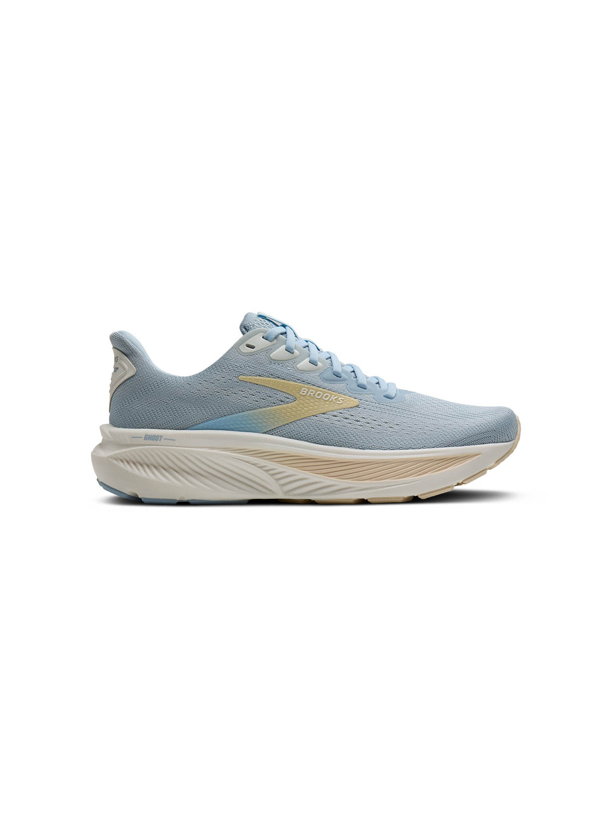 BROOKS Ghost 17 Womens — Skyway/Coconut/Sand — Réf 1204311B431 | Confort équilibré & polyvalence