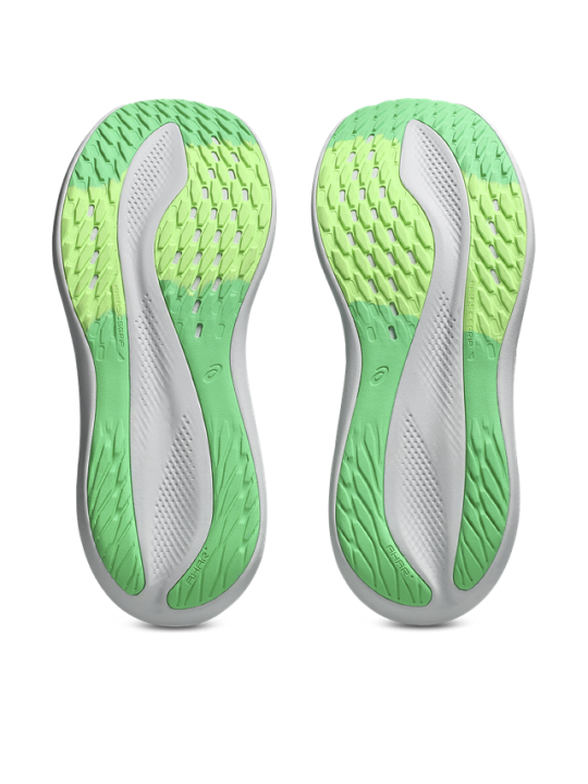   ASICS GLIDERIDE MAX 2 Femme — White / Vital Green — Réf 1012B928-100 | Chaussure running
