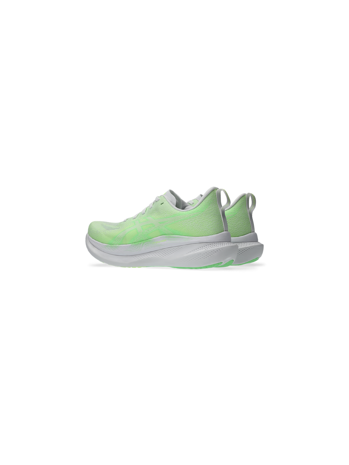   ASICS GLIDERIDE MAX 2 Femme — White / Vital Green — Réf 1012B928-100 | Chaussure running