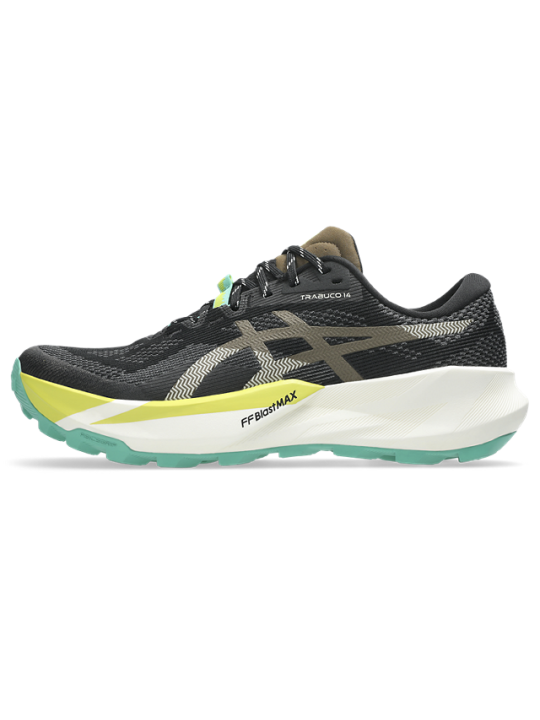   ASICS TRABUCO 14 — BLACK / CLAY CANYON — Réf 1011C166-001 | Chaussure trail adhérence & protection