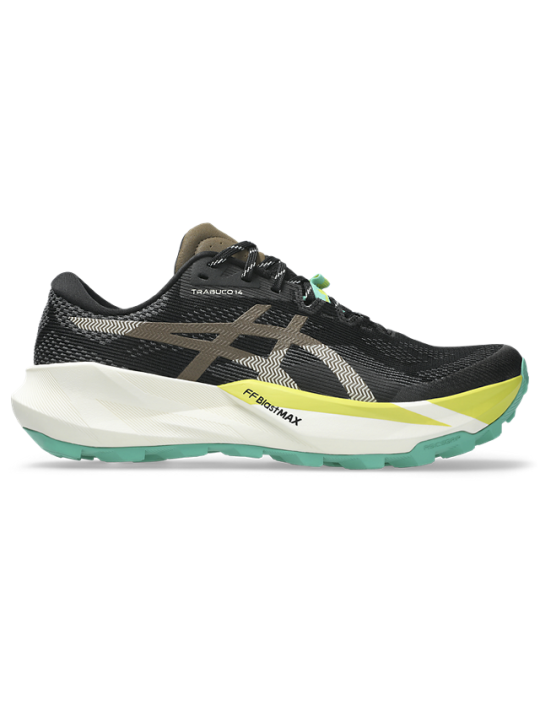   ASICS TRABUCO 14 — BLACK / CLAY CANYON — Réf 1011C166-001 | Chaussure trail adhérence & protection