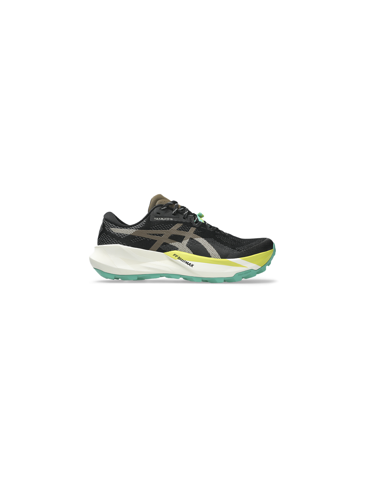   ASICS TRABUCO 14 — BLACK / CLAY CANYON — Réf 1011C166-001 | Chaussure trail adhérence & protection
