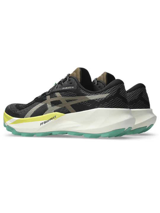   ASICS TRABUCO 14 — BLACK / CLAY CANYON — Réf 1011C166-001 | Chaussure trail adhérence & protection