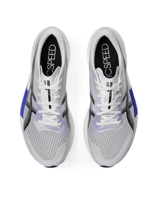   ASICS MAGIC SPEED 5 — WHITE / BLACK — Réf 1013A183-100 | Chaussure route réactive & compétition