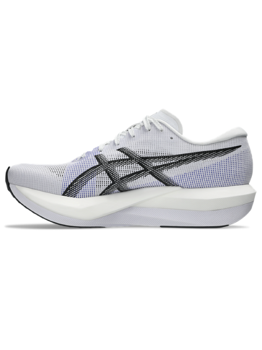   ASICS MAGIC SPEED 5 — WHITE / BLACK — Réf 1013A183-100 | Chaussure route réactive & compétition
