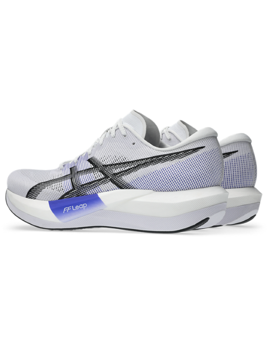   ASICS MAGIC SPEED 5 — WHITE / BLACK — Réf 1013A183-100 | Chaussure route réactive & compétition