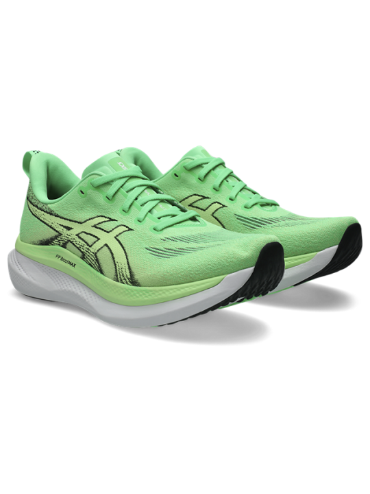 ASICS GLIDERIDE MAX 2 Homme VITAL GREEN/BLACK — Confort & propulsion • 1011C156-300