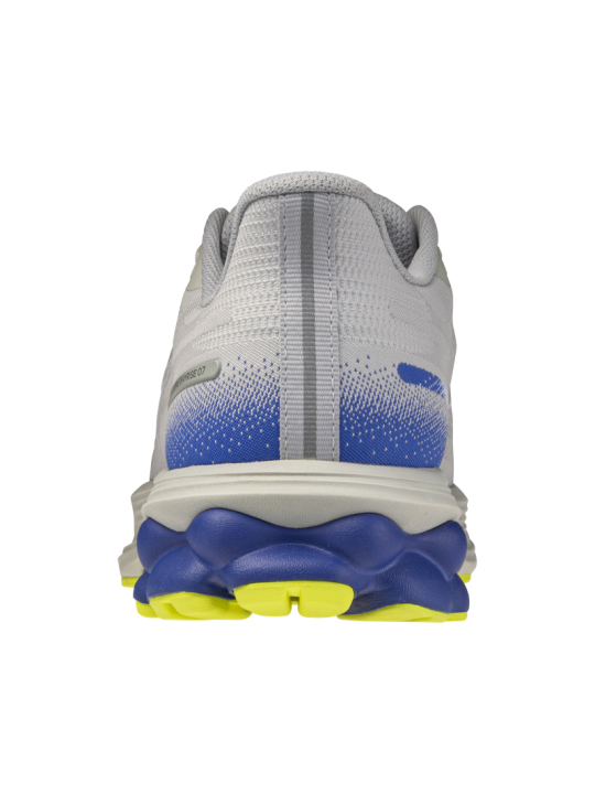   MIZUNO WAVE SKYRISE 7 Homme — Dawn Blue / White / Dazzling Blue — Réf J1GC260902 | Chaussure running amorti