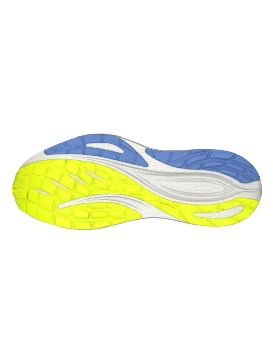   MIZUNO NEO ZEN 2 WOMEN — White/Ultramarine/Lightning Yellow — Réf J1GD268621 | Chaussure route réactive & confortable